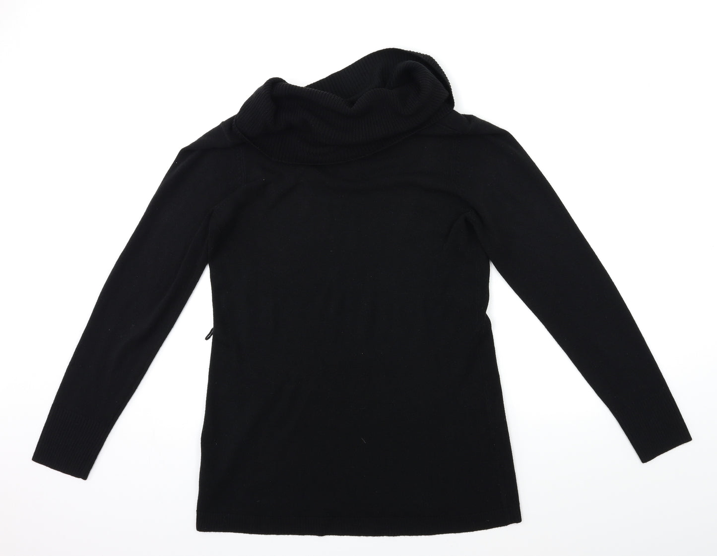 NEXT Womens Black  Knit Pullover Jumper Size 16