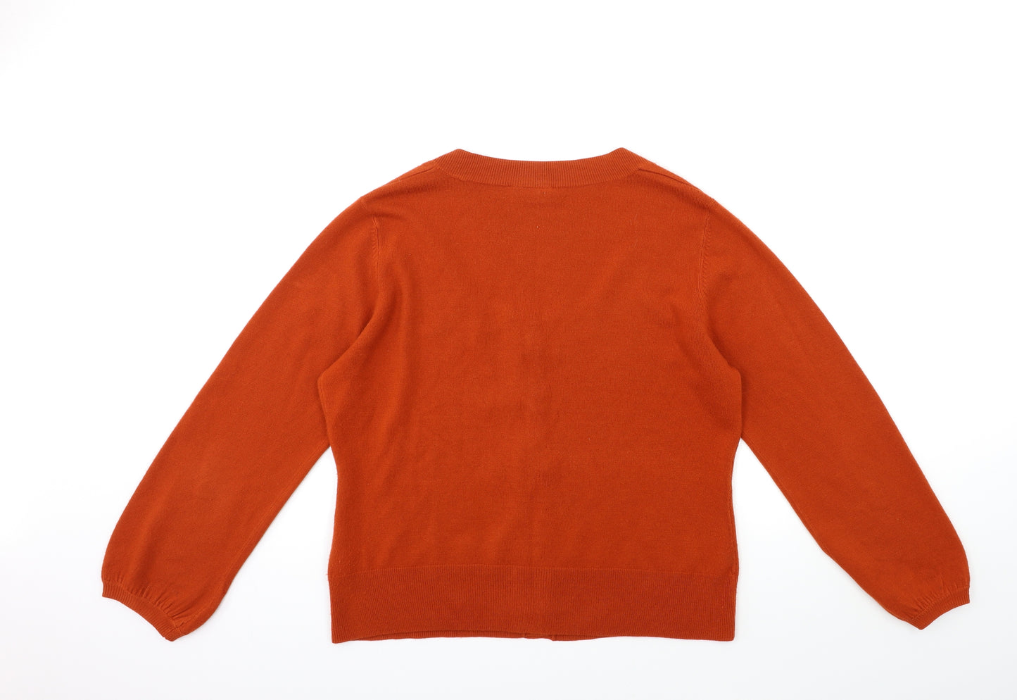 Wallis Womens Brown  Knit Cardigan Jumper Size 18