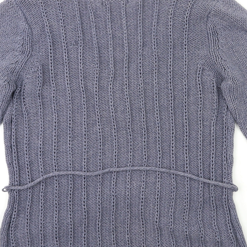 Marks and Spencer Womens Blue  Knit  Jumper Size 14