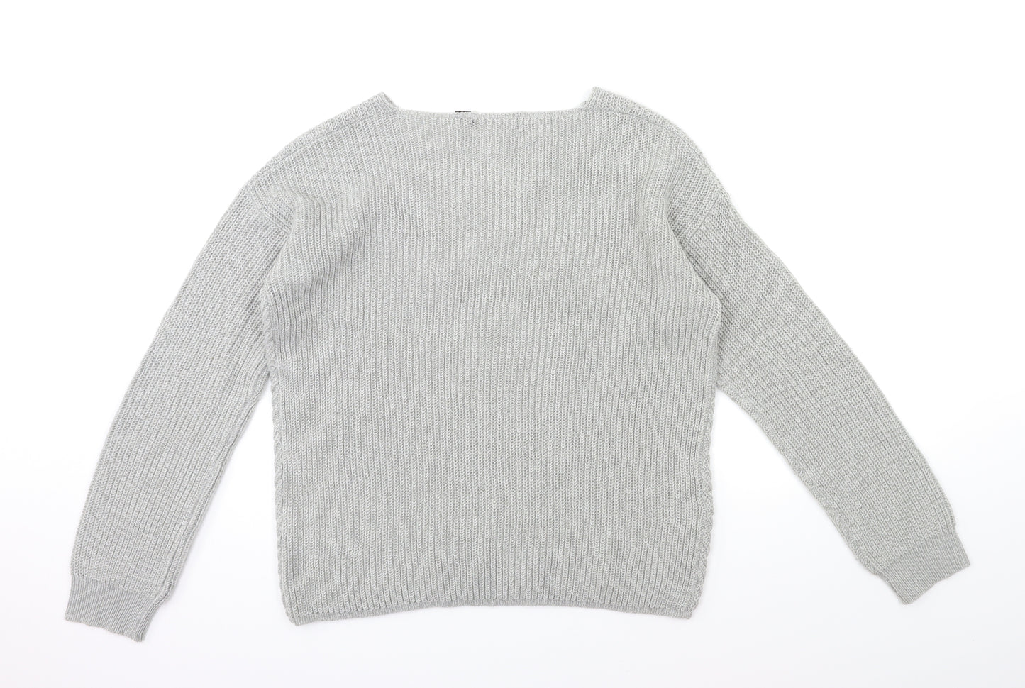 Avenue Womens Grey  Knit  Jumper Size 12
