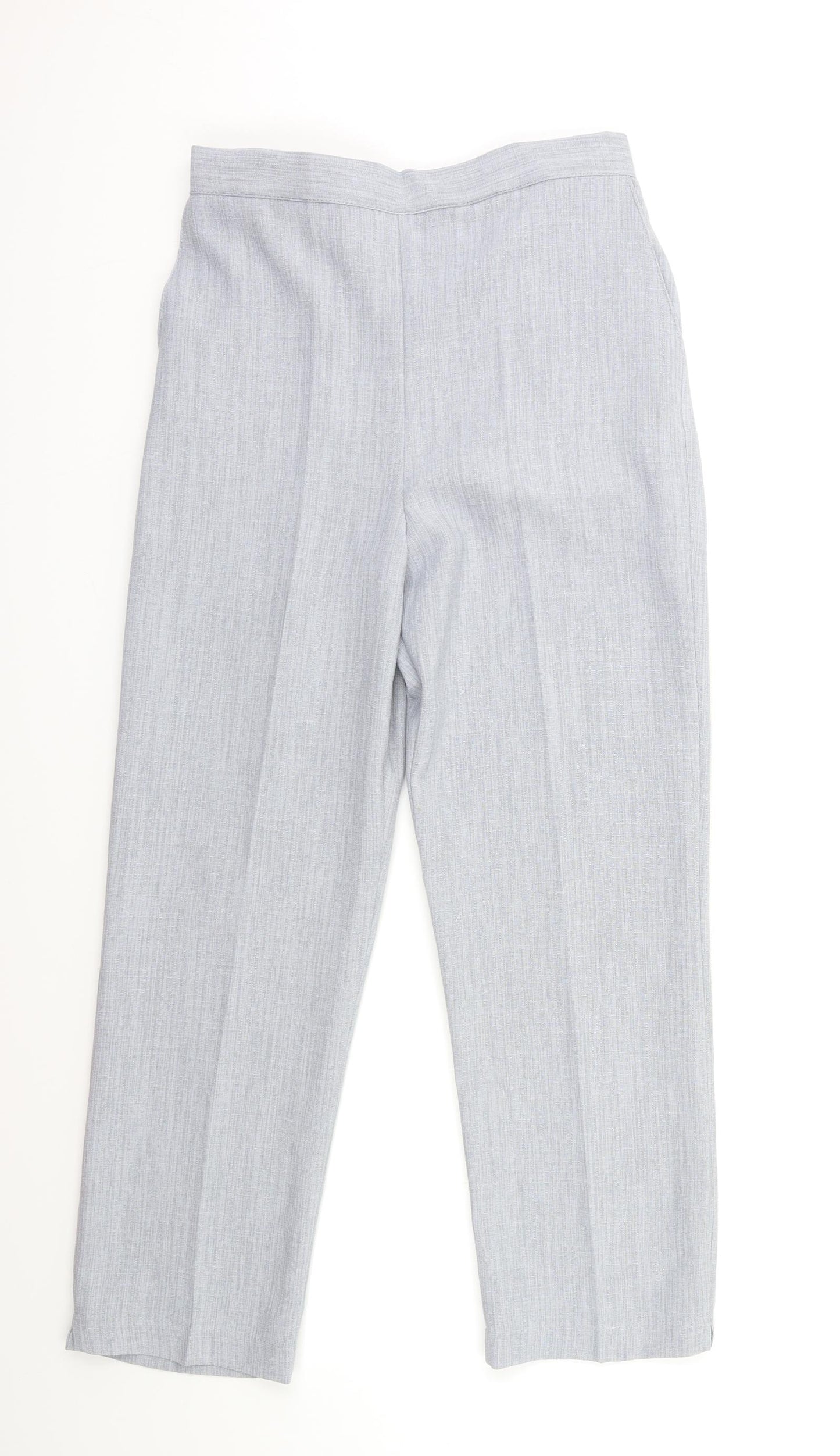 Preworn Womens Grey   Trousers  Size 10 L26 in