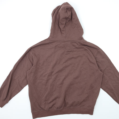 H&M Womens Brown   Pullover Hoodie Size L