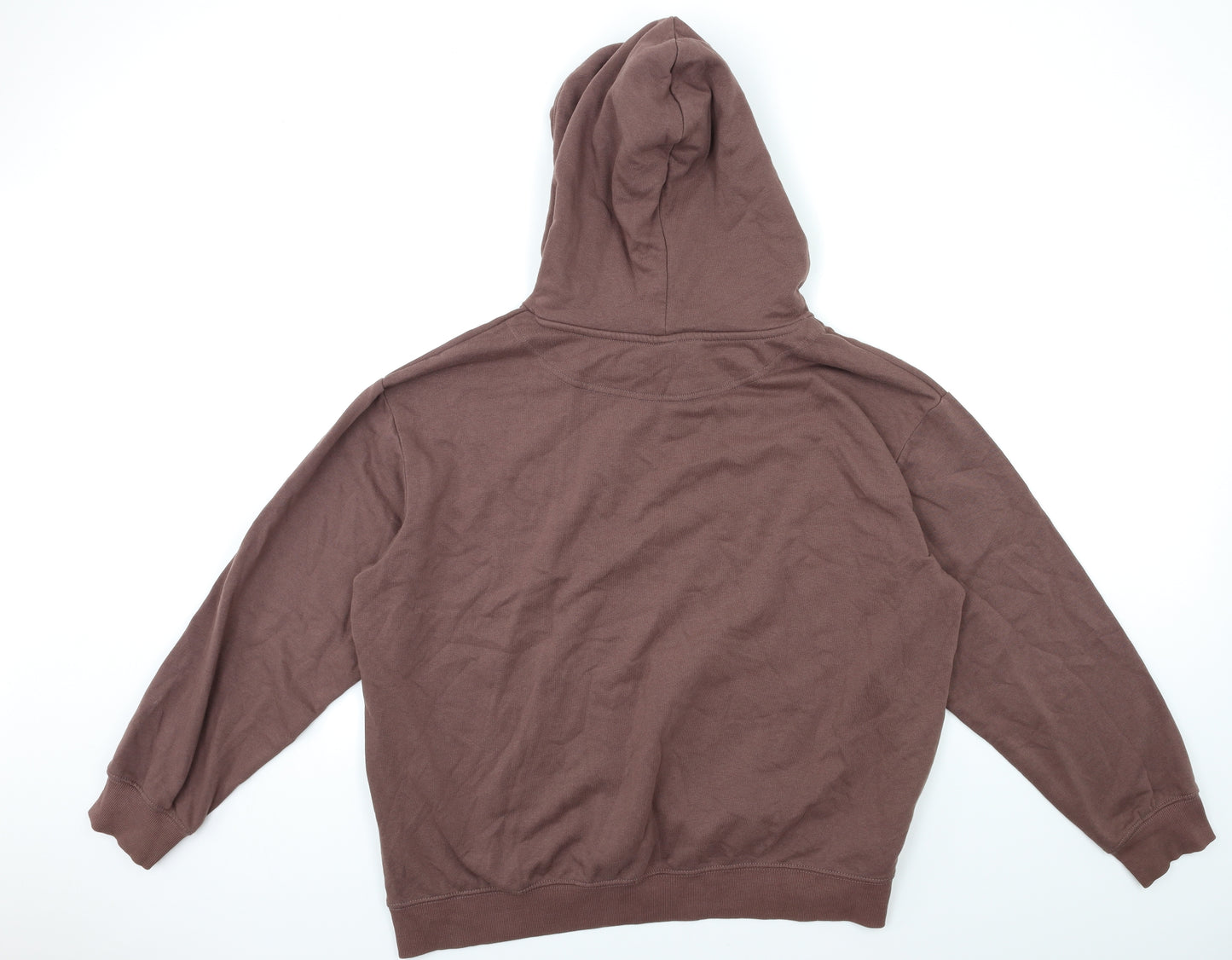 H&M Womens Brown   Pullover Hoodie Size L