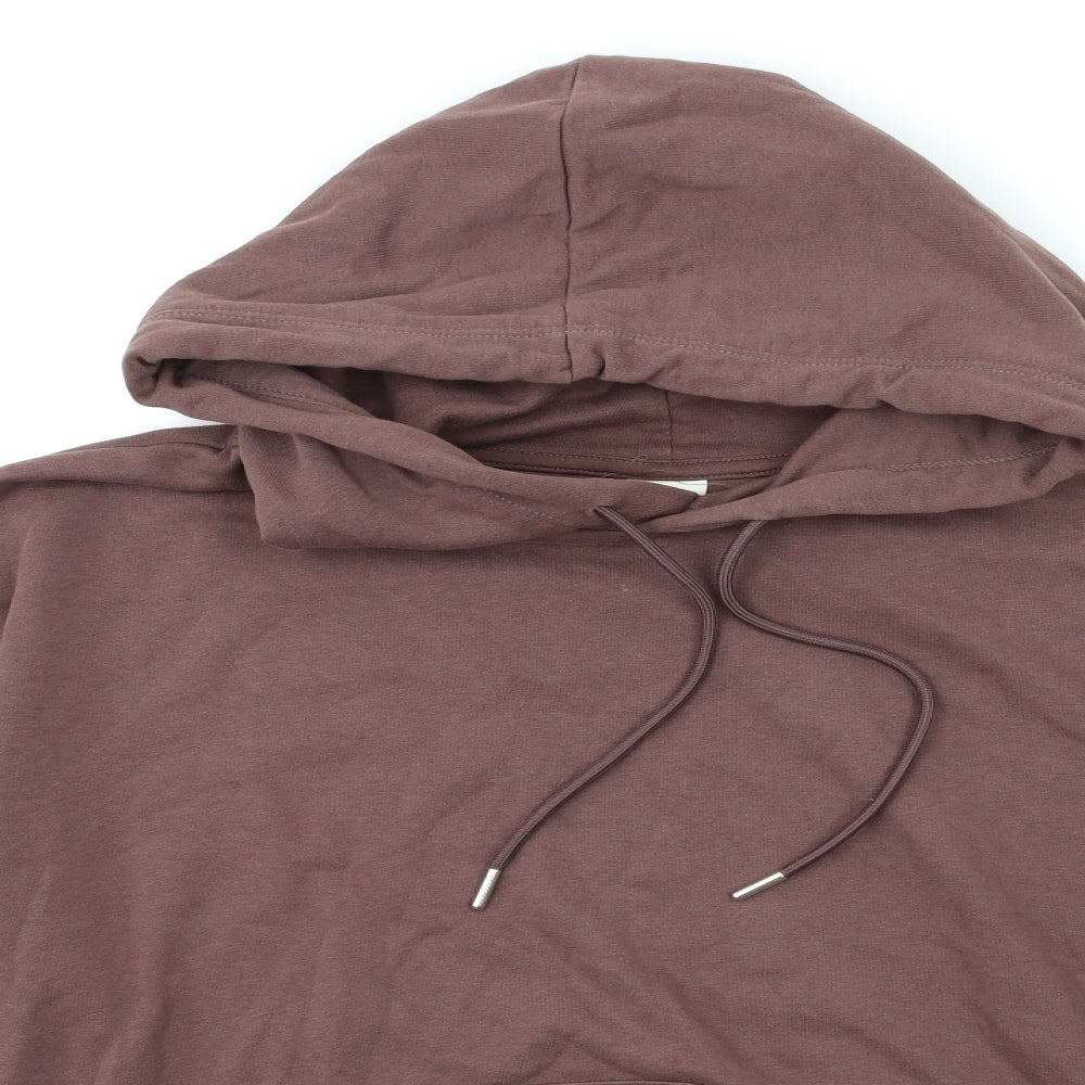 H&M Womens Brown   Pullover Hoodie Size L