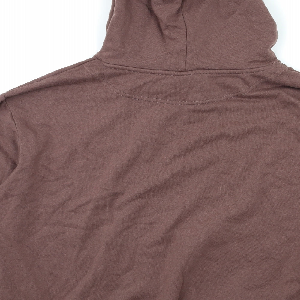 H&M Womens Brown   Pullover Hoodie Size L