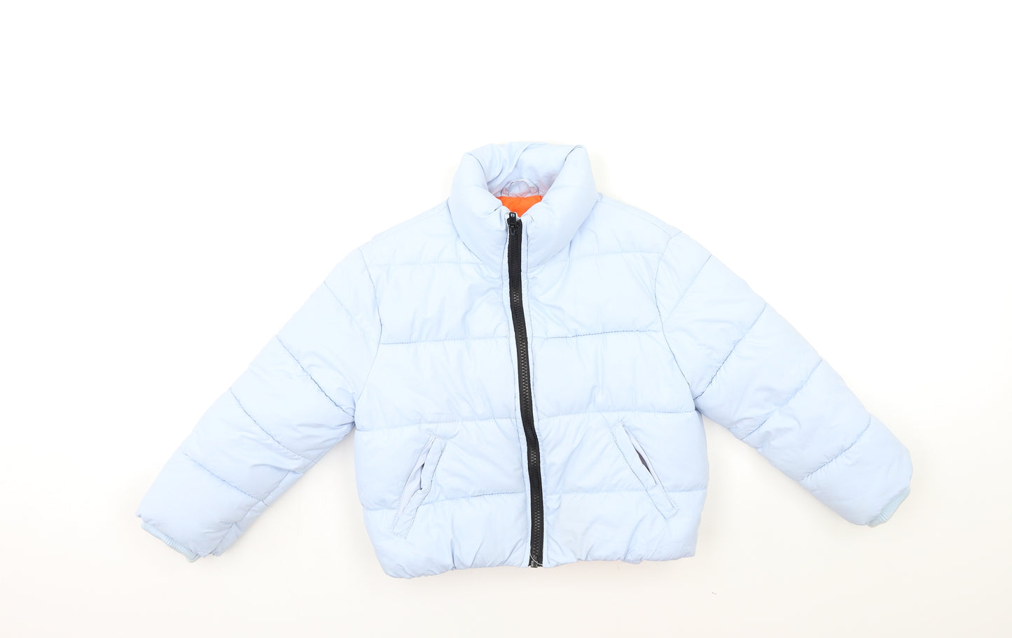 River Island Boys Blue   Puffer Jacket Coat Size 5-6 Years