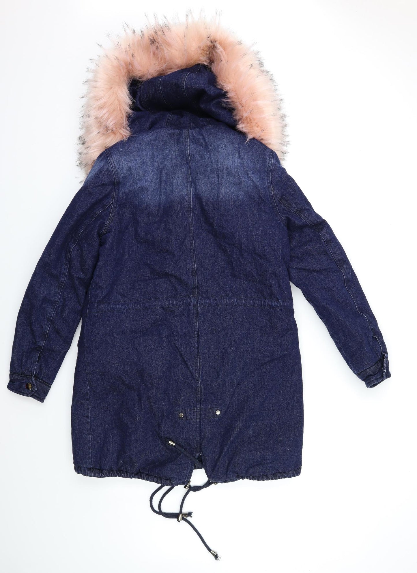 LITTLE THINGS Womens Blue   Parka Coat Size S