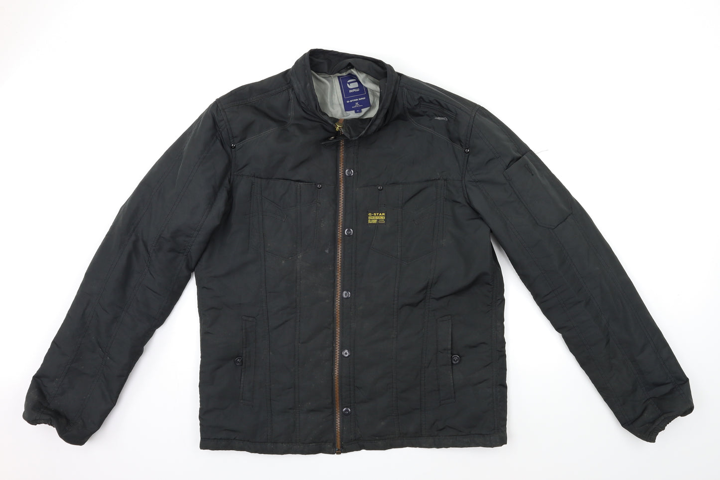 G-Star Mens Black   Jacket Coat Size XL