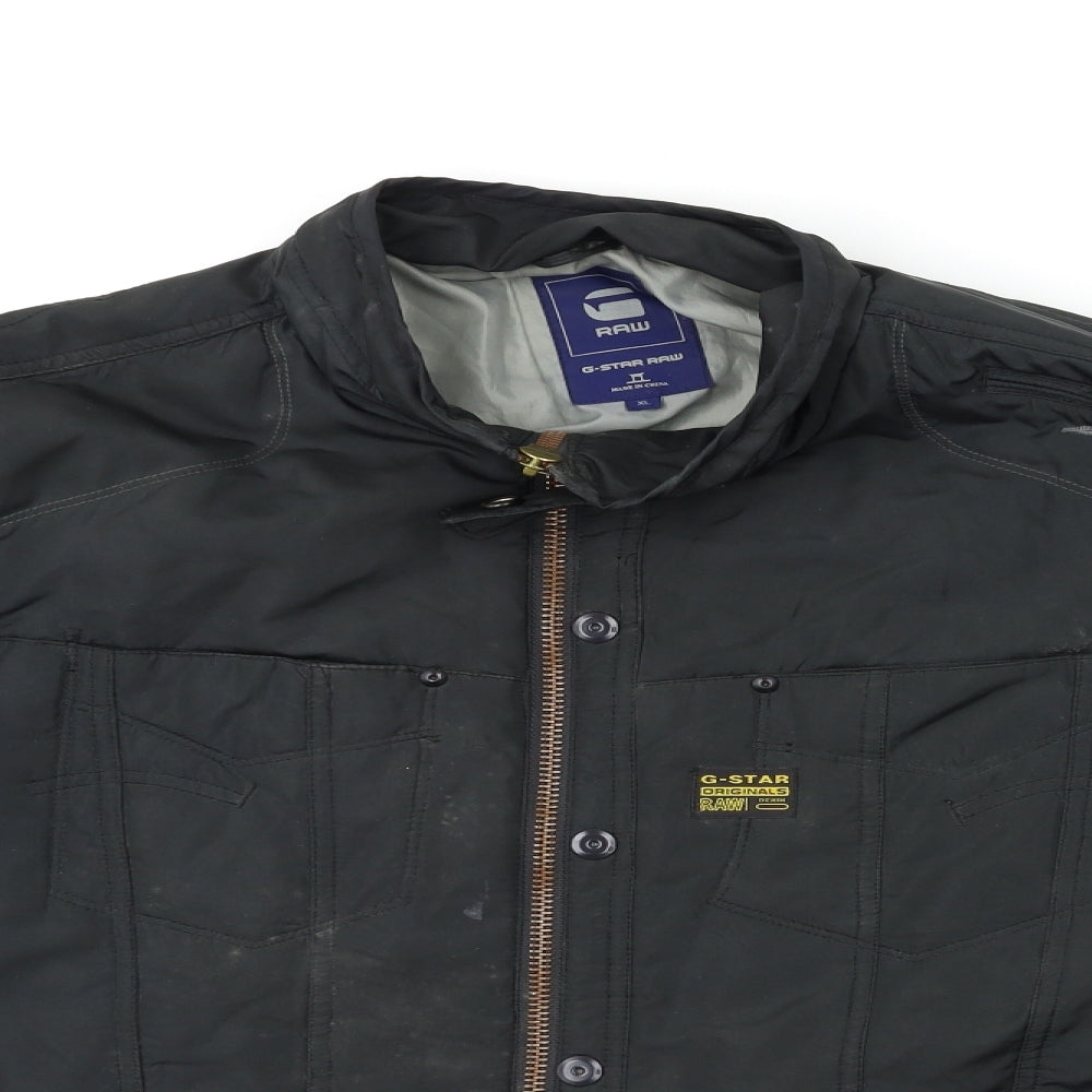 G-Star Mens Black   Jacket Coat Size XL