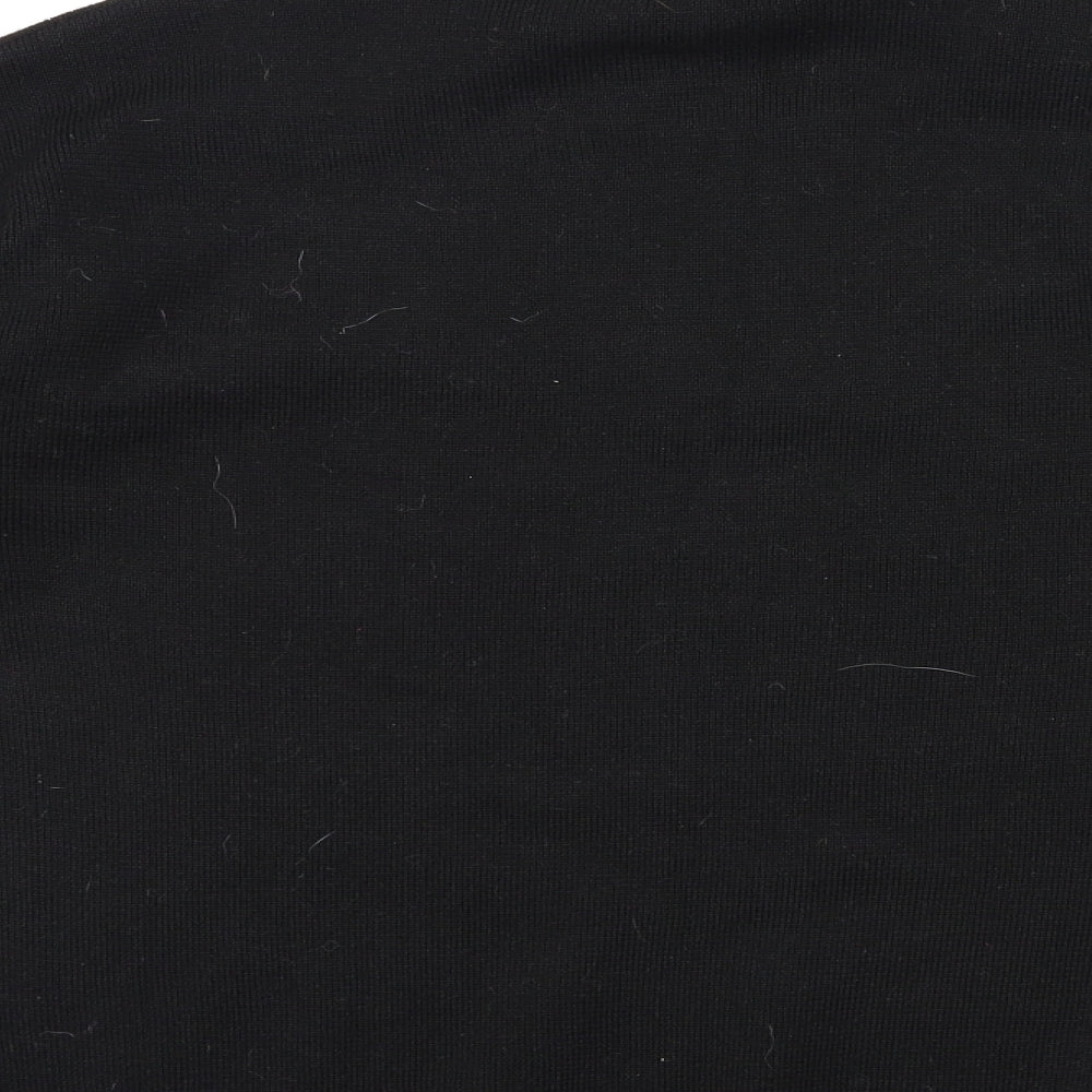 QED London Womens Black  Knit Pullover Jumper Size L