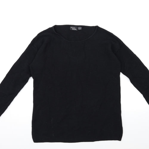 ESMARA Womens Black  Knit Pullover Jumper Size 10