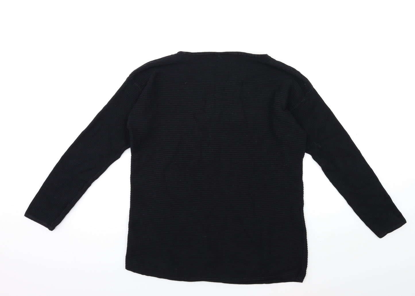 ESMARA Womens Black  Knit Pullover Jumper Size 10