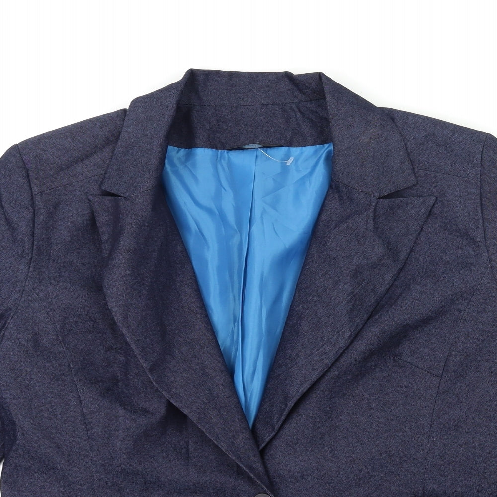 F&F Womens Blue   Jacket Blazer Size 18