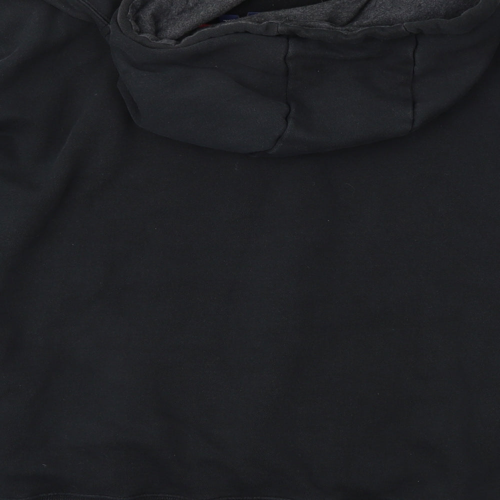Filo Mens Black   Pullover Hoodie Size 2XL