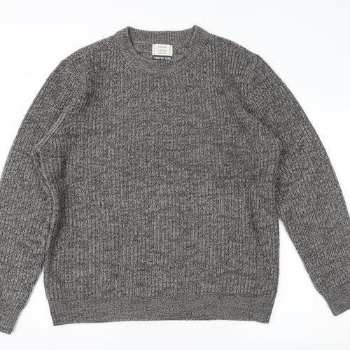 George Mens Brown   Pullover Jumper Size L