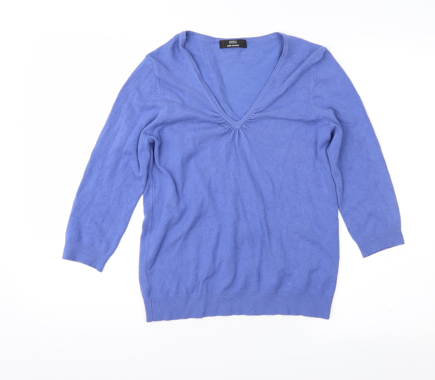 Marks and Spencer Womens Blue   Pullover Jumper Size 10