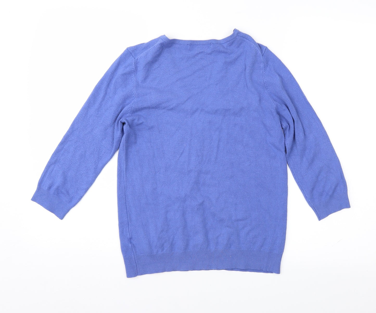 Marks and Spencer Womens Blue   Pullover Jumper Size 10