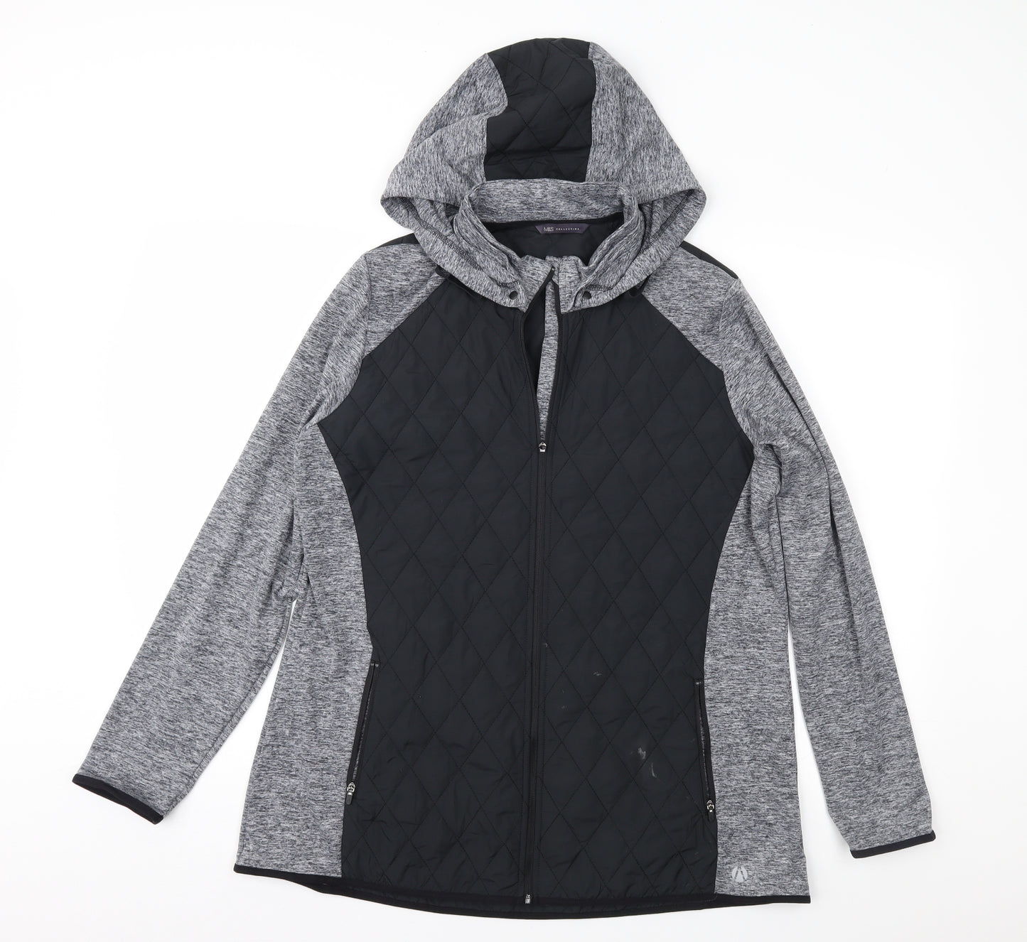 Marks and Spencer Womens Black   Jacket  Size 18  - Active wear