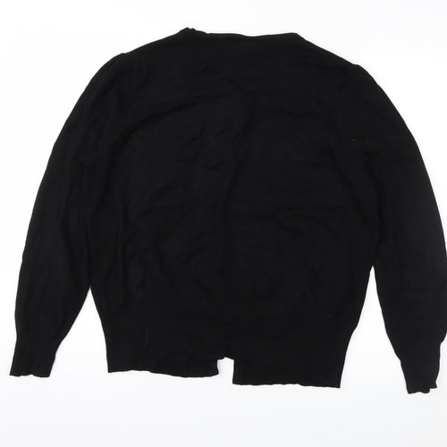 Marks and Spencer Womens Black   Cardigan Jumper Size 18