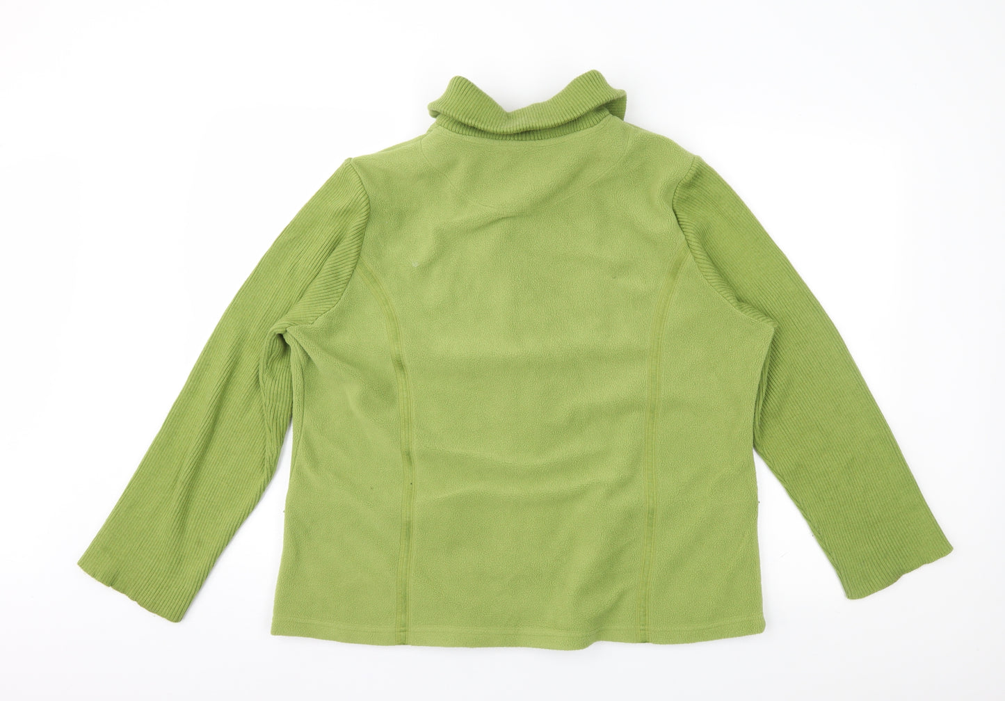 DASH Womens Green  Fleece Jacket  Size 18
