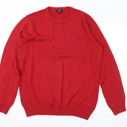 Easy Mens Red   Pullover Jumper Size L