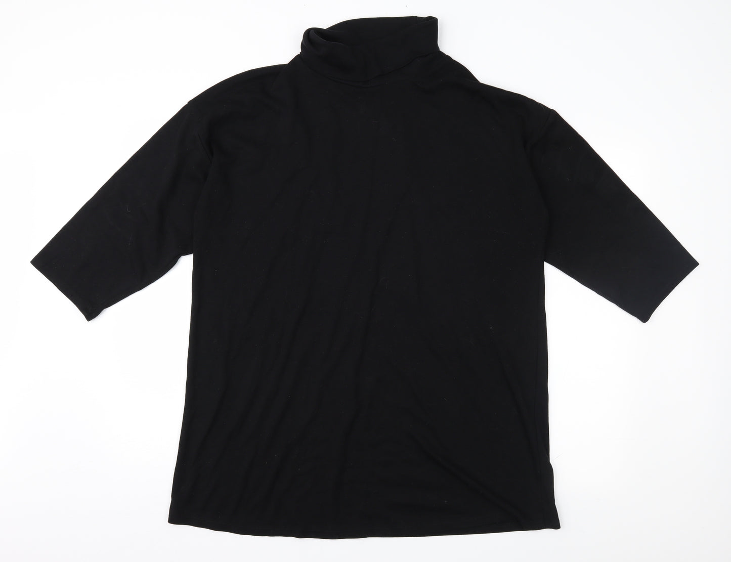 George Womens Black   Basic T-Shirt Size XL