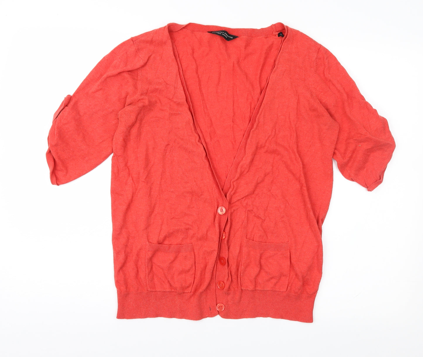 Dorothy Perkins Womens Red   Cardigan Jumper Size 16