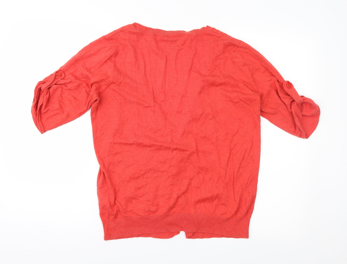 Dorothy Perkins Womens Red   Cardigan Jumper Size 16