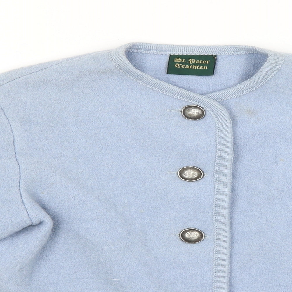St Peter Trachten Womens Blue   Cardigan Jumper Size 8