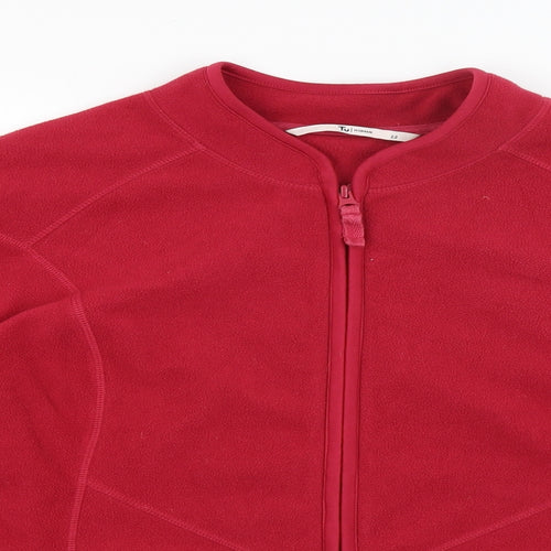 TU Womens Red   Full Zip Jumper Size 22