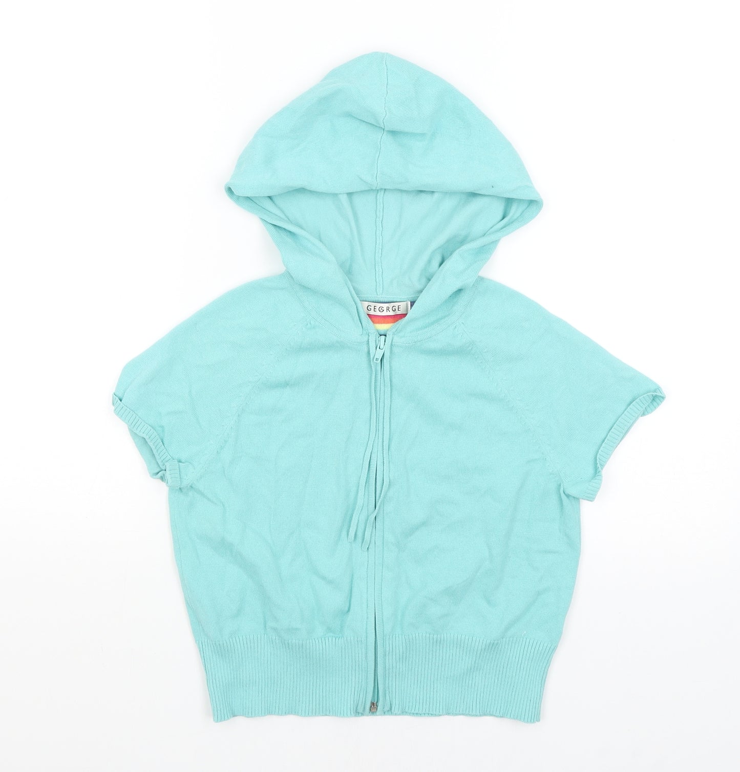 George Womens Blue   Full Zip Hoodie Size 12