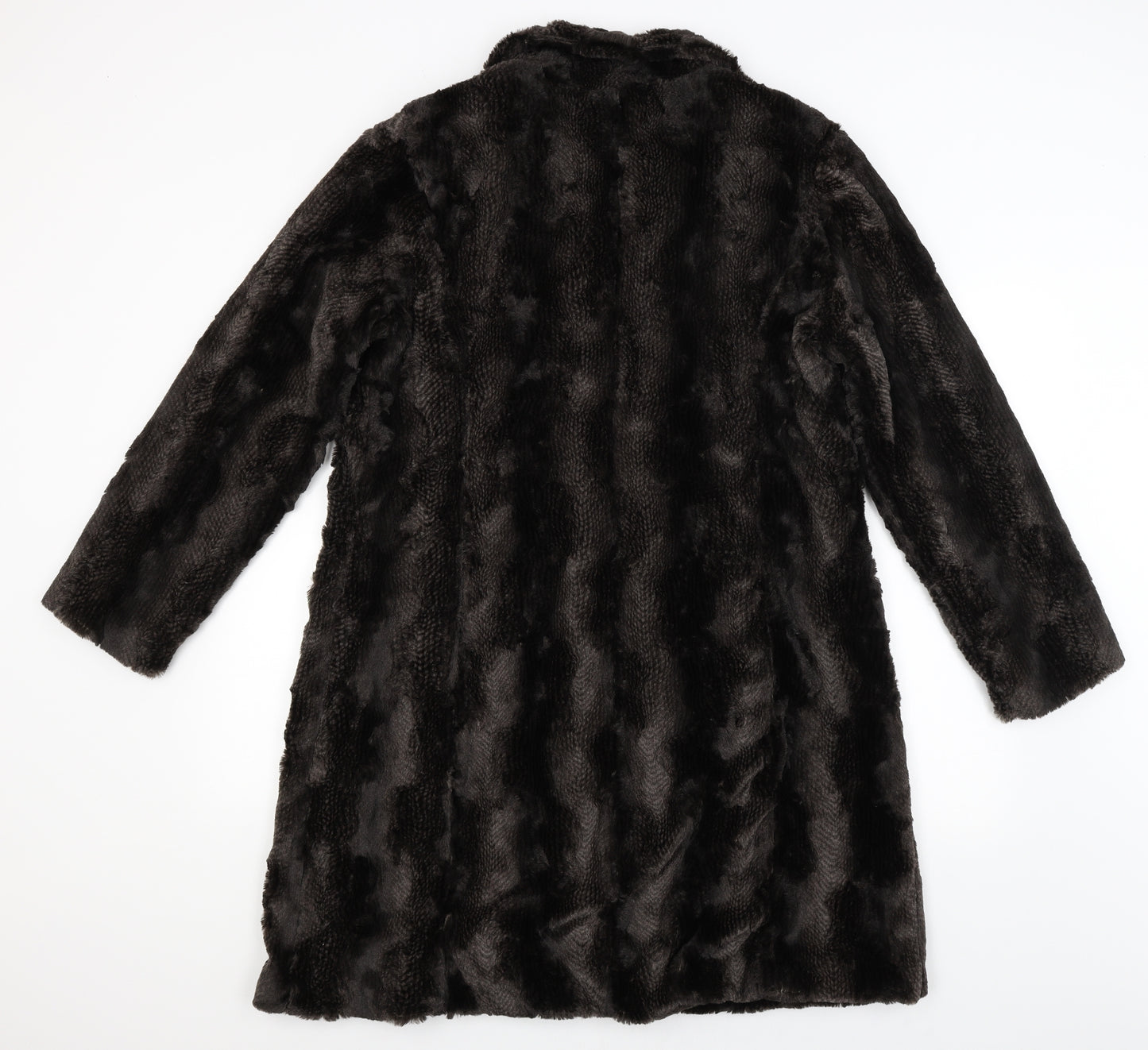 Linea Womens Brown   Overcoat Coat Size XL