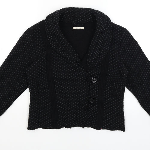 In Town Womens Black   Jacket Blazer Size 14