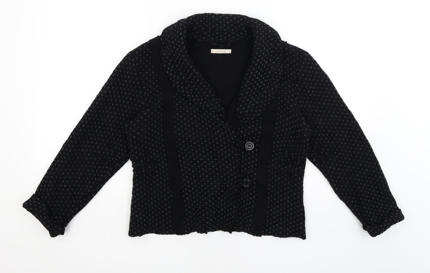 In Town Womens Black   Jacket Blazer Size 14