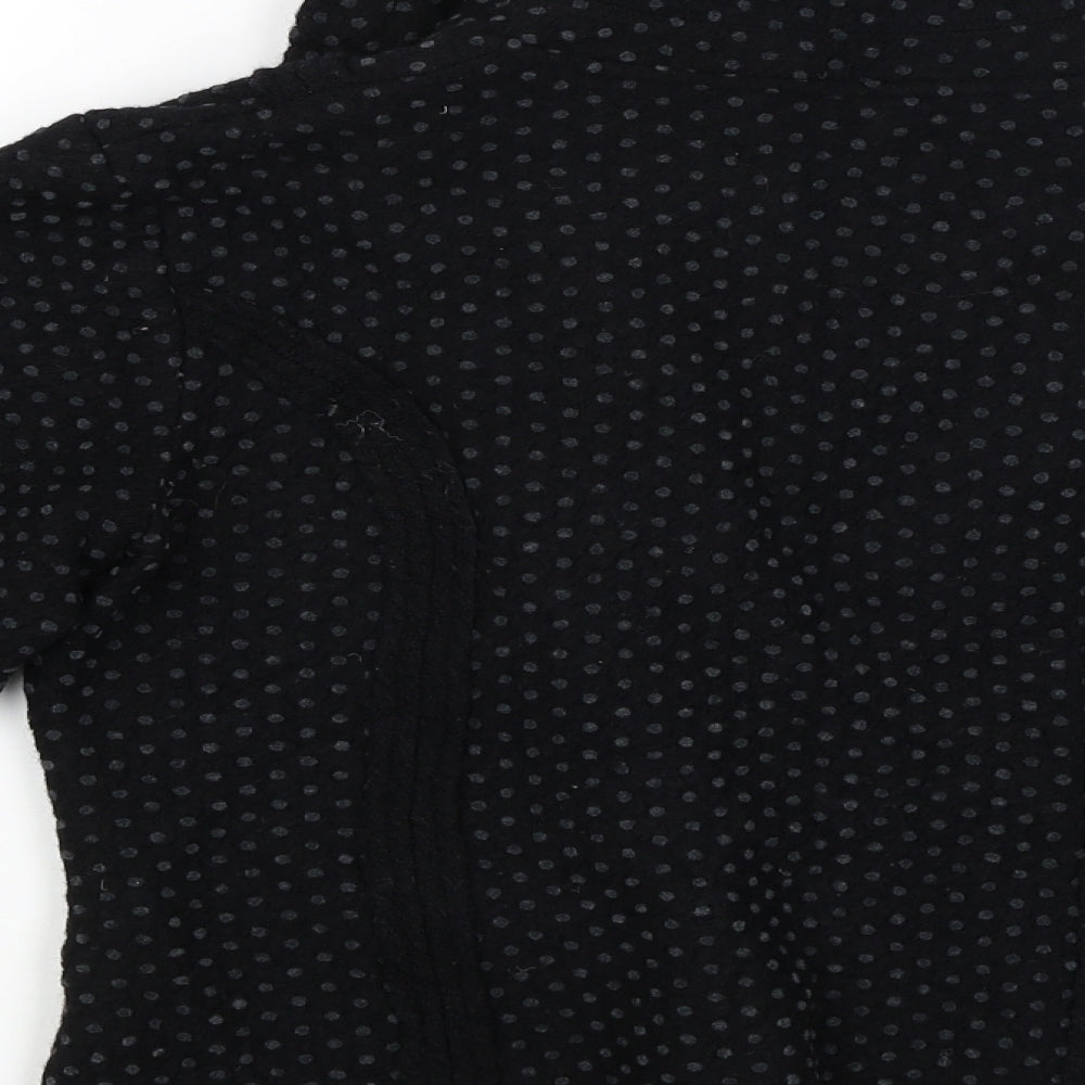In Town Womens Black   Jacket Blazer Size 14