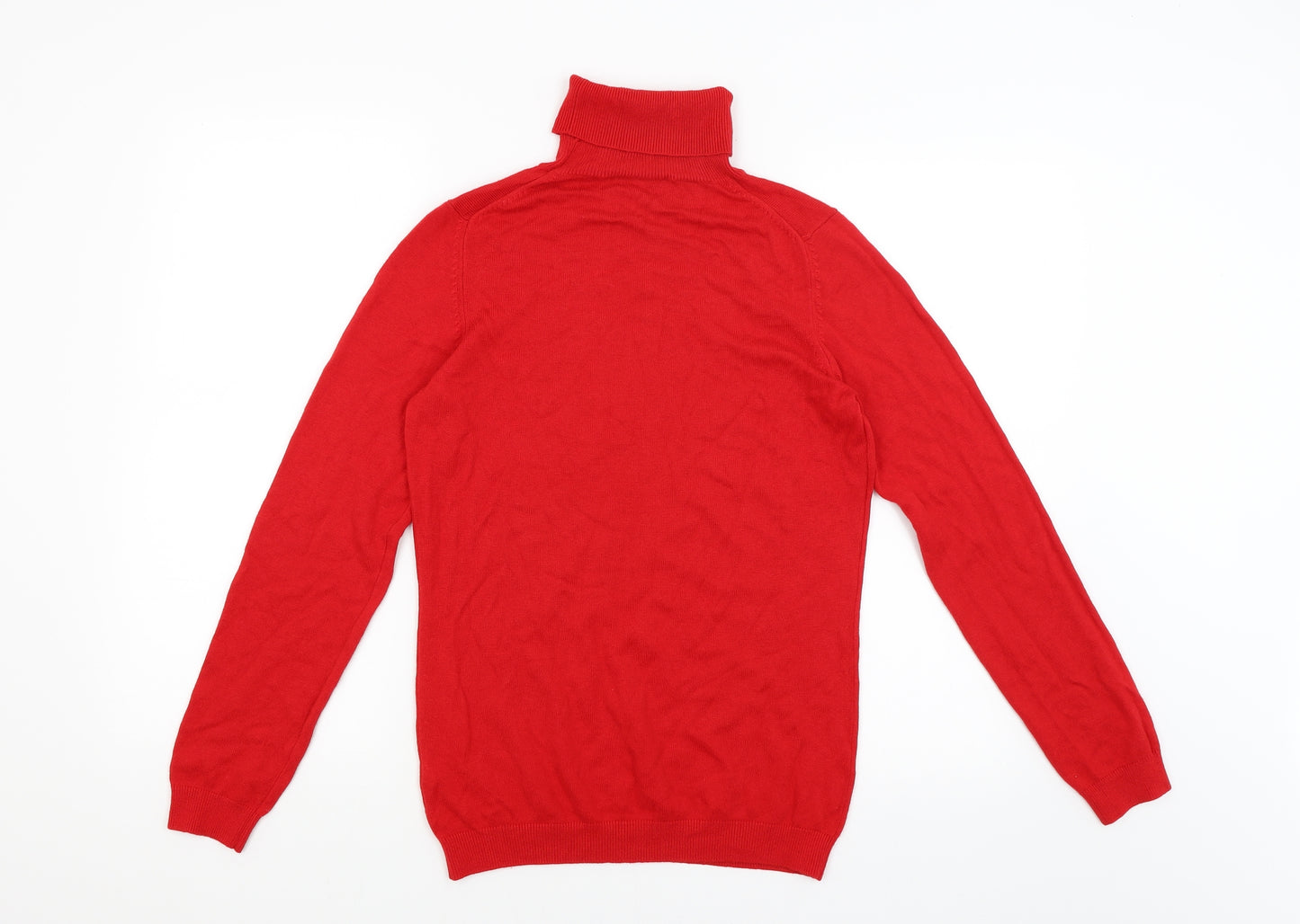 M&S Womens Red   Basic T-Shirt Size 12