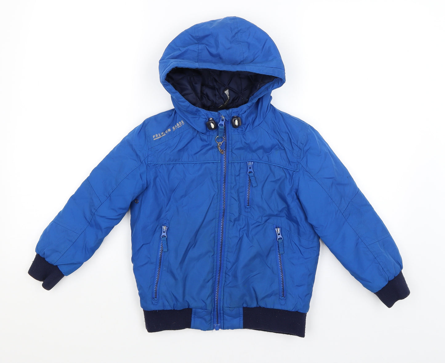 George Boys Blue   Rain Coat Coat Size 4-5 Years
