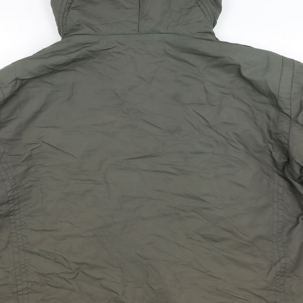 GAS Mens Green   Rain Coat Coat Size 2XL