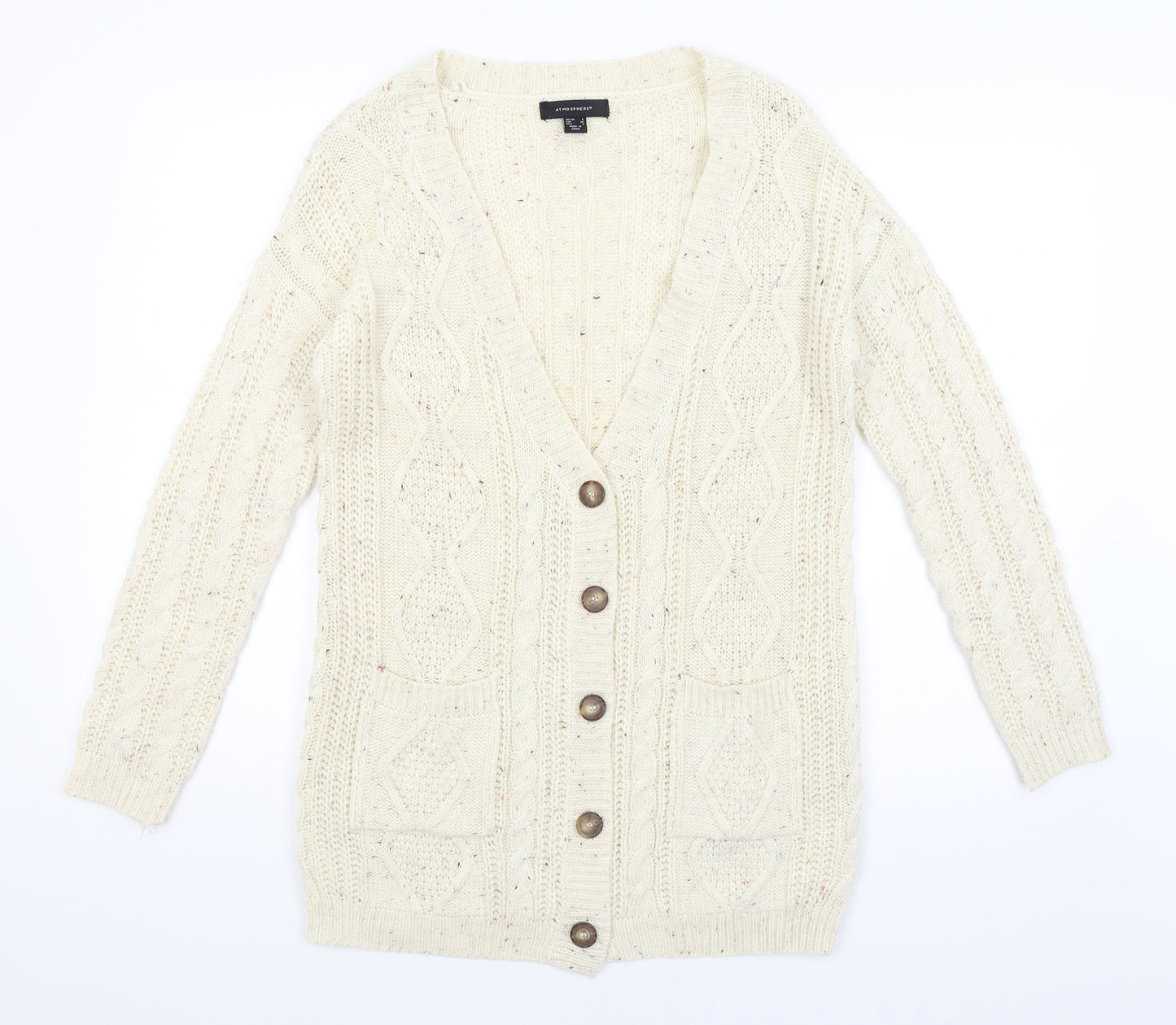Atmosphere Womens Ivory   Cardigan Jumper Size 8
