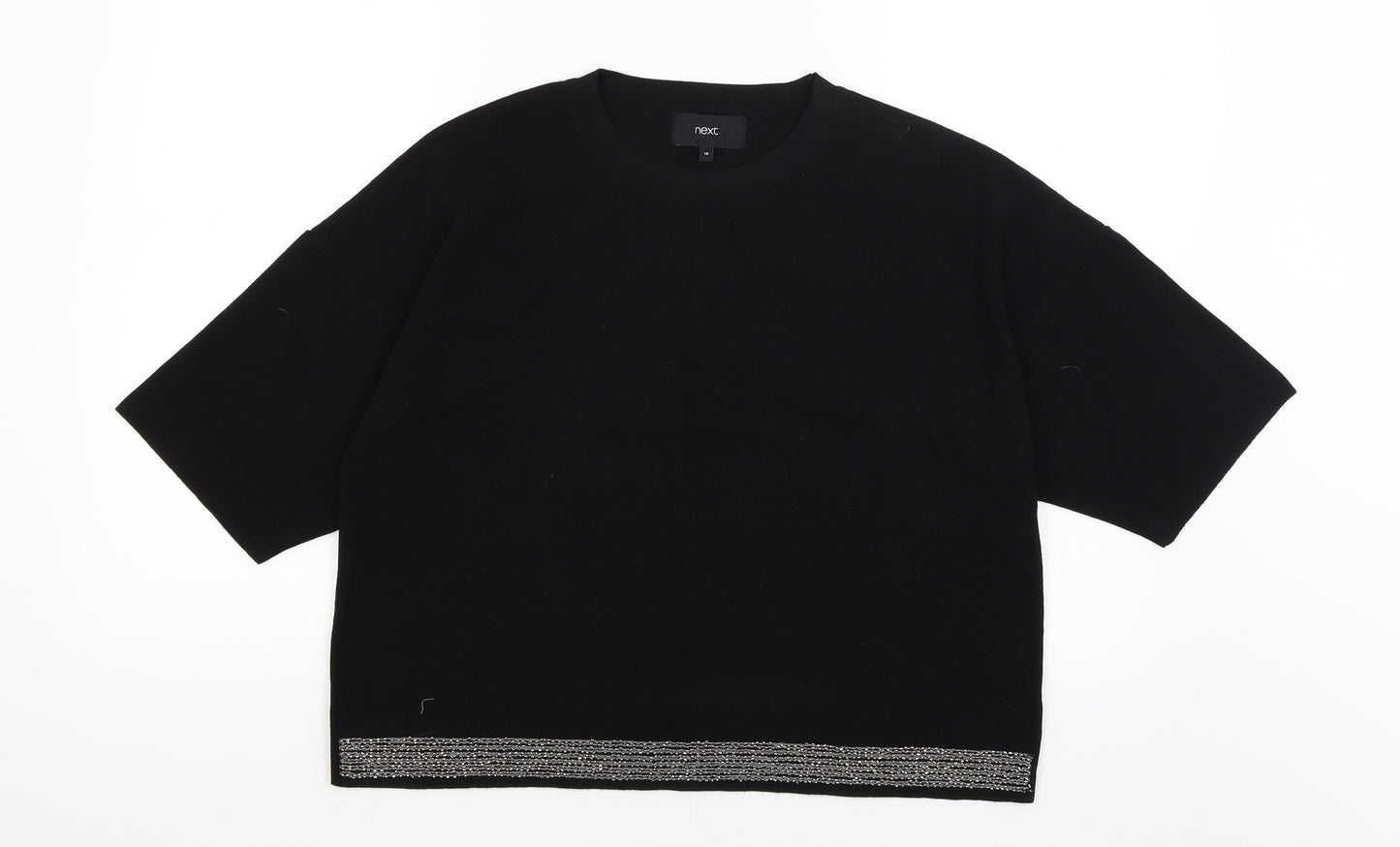 NEXT Womens Black   Basic T-Shirt Size 16