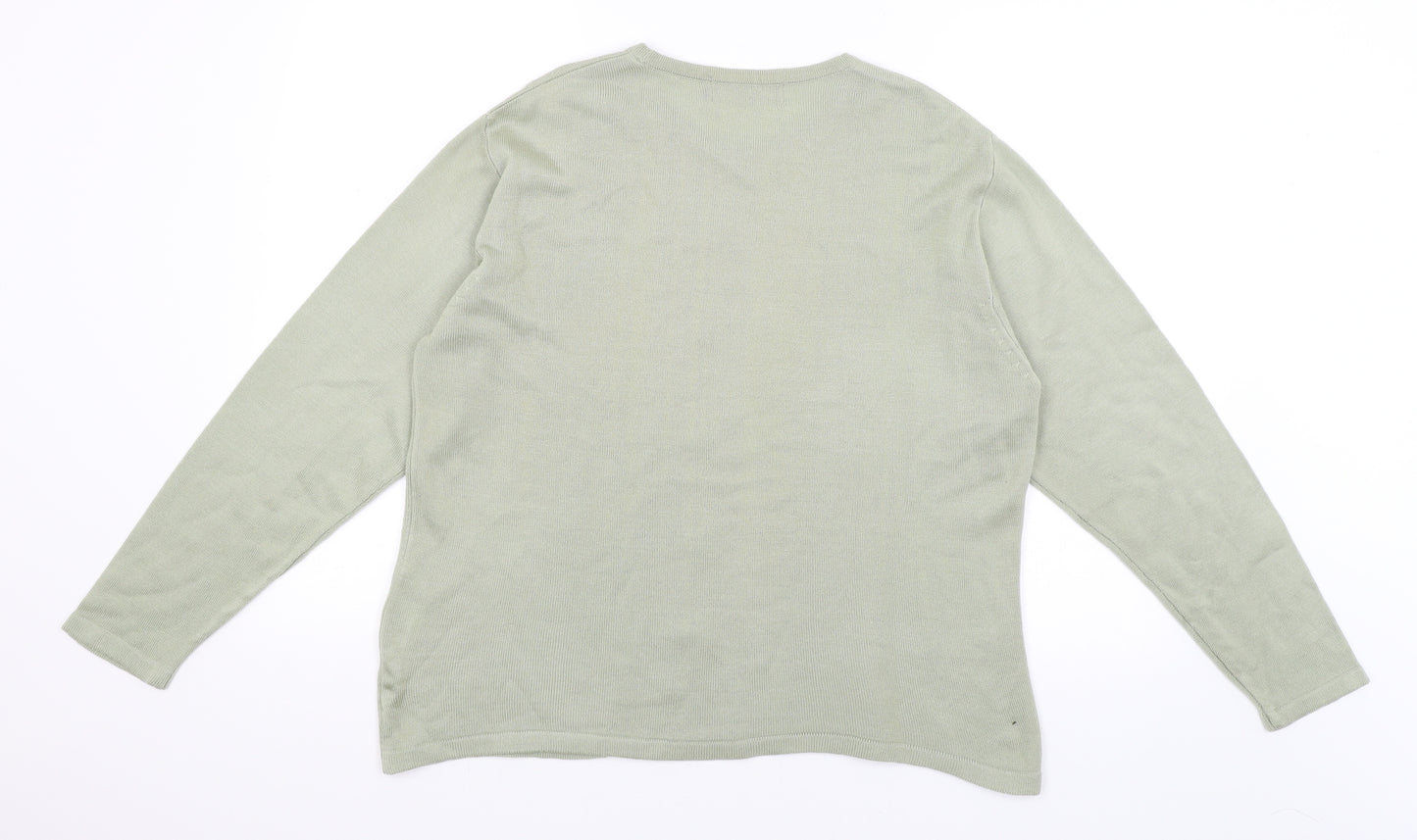 Akal Collection Womens Green   Pullover Jumper Size L