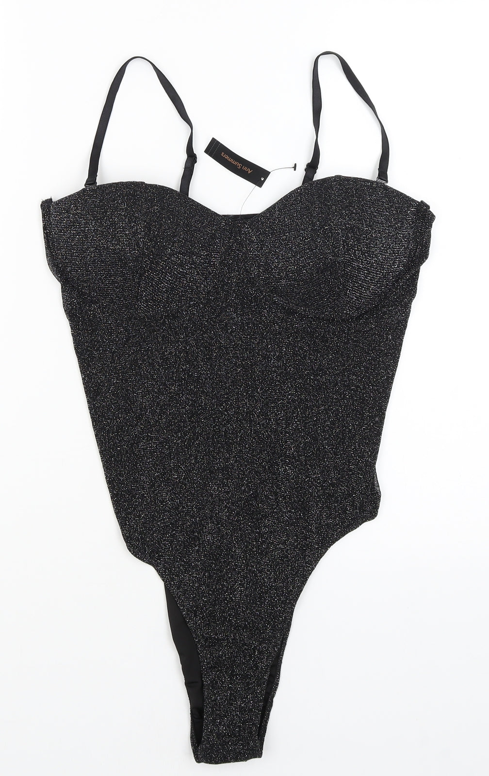 Ann Summers Womens Black   Bodysuit One-Piece Size 18