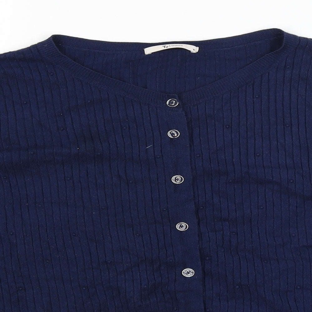 TU Womens Blue   Cardigan Jumper Size 16