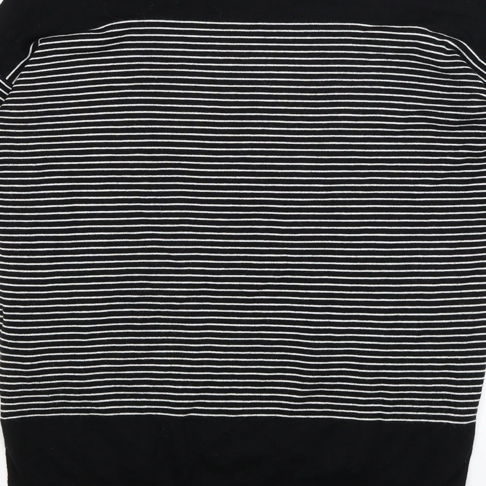 Atmosphere Womens Black Striped  Pullover Jumper Size 8
