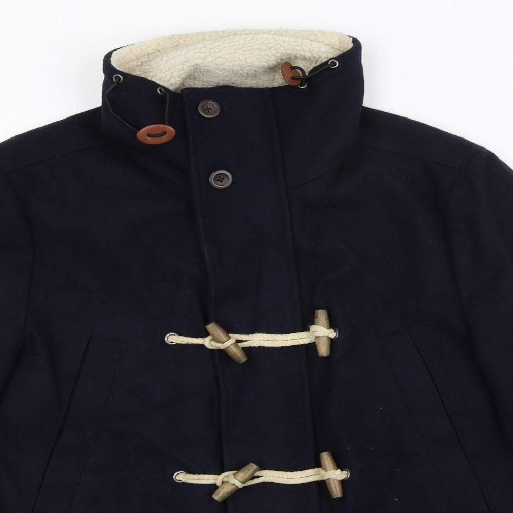 Burton Mens Blue   Military Jacket Jacket Size S