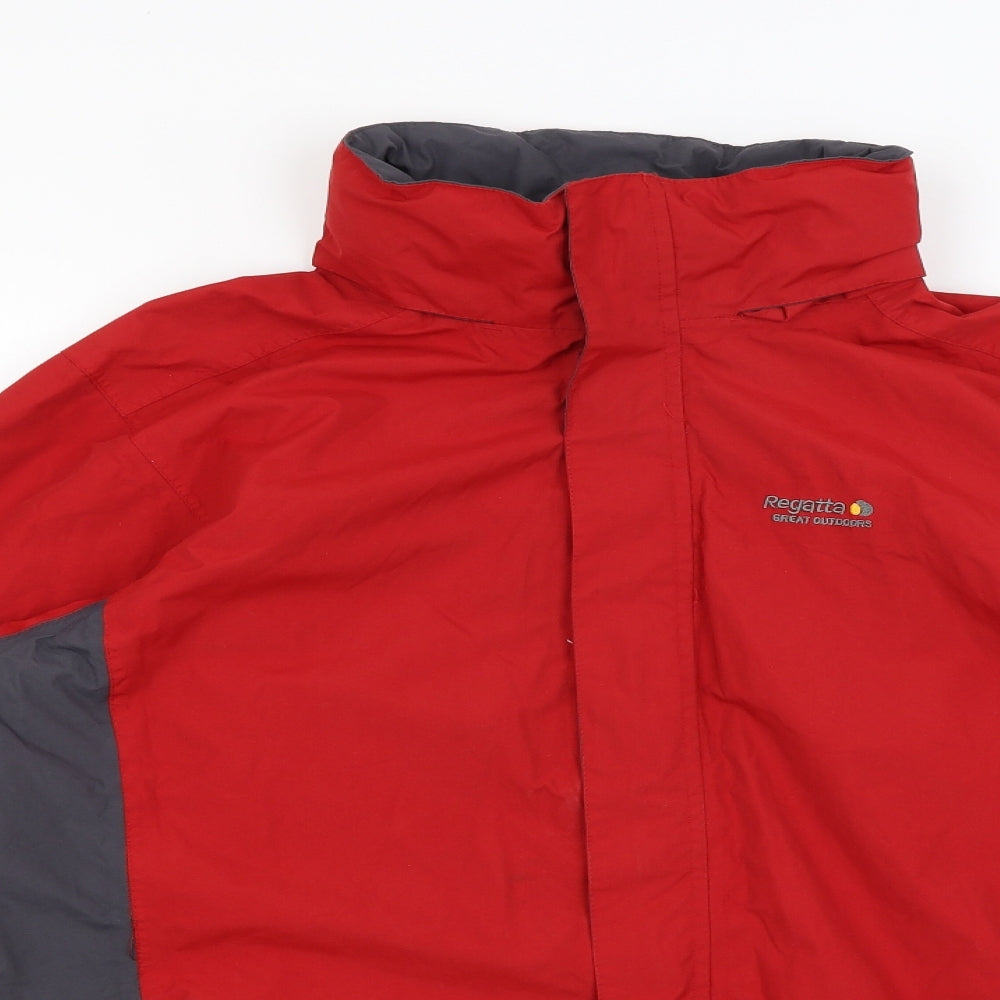 Regatta Mens Red   Rain Coat Coat Size M