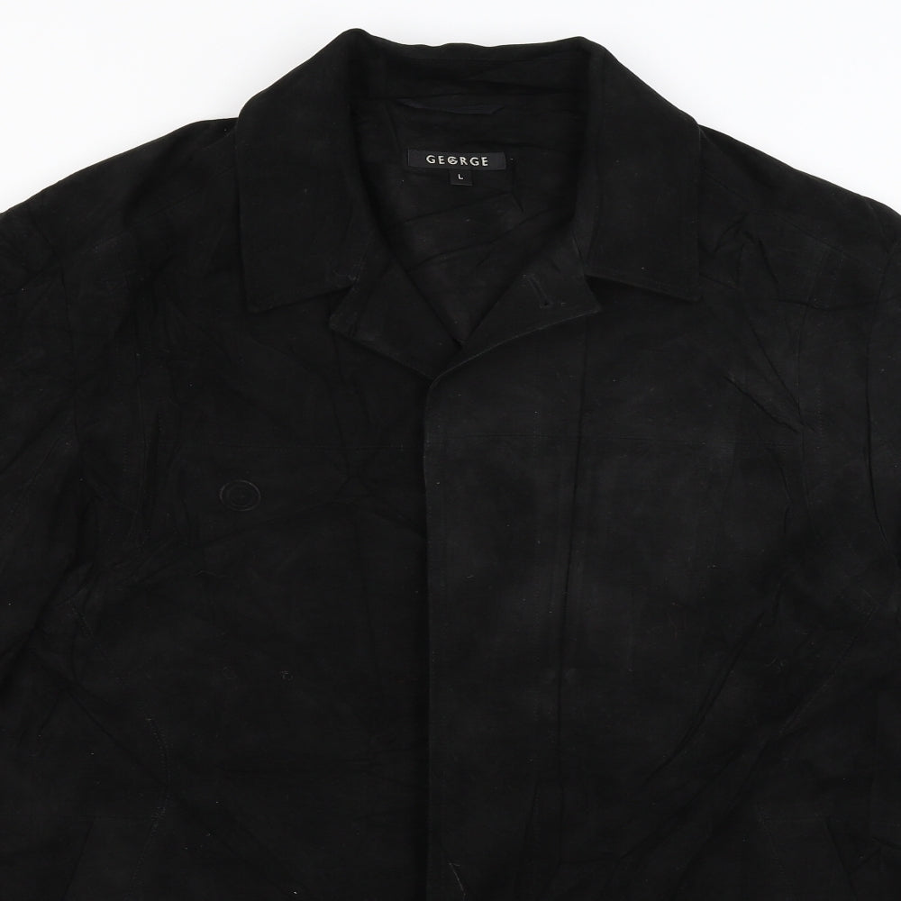 George Mens Black   Jacket  Size L