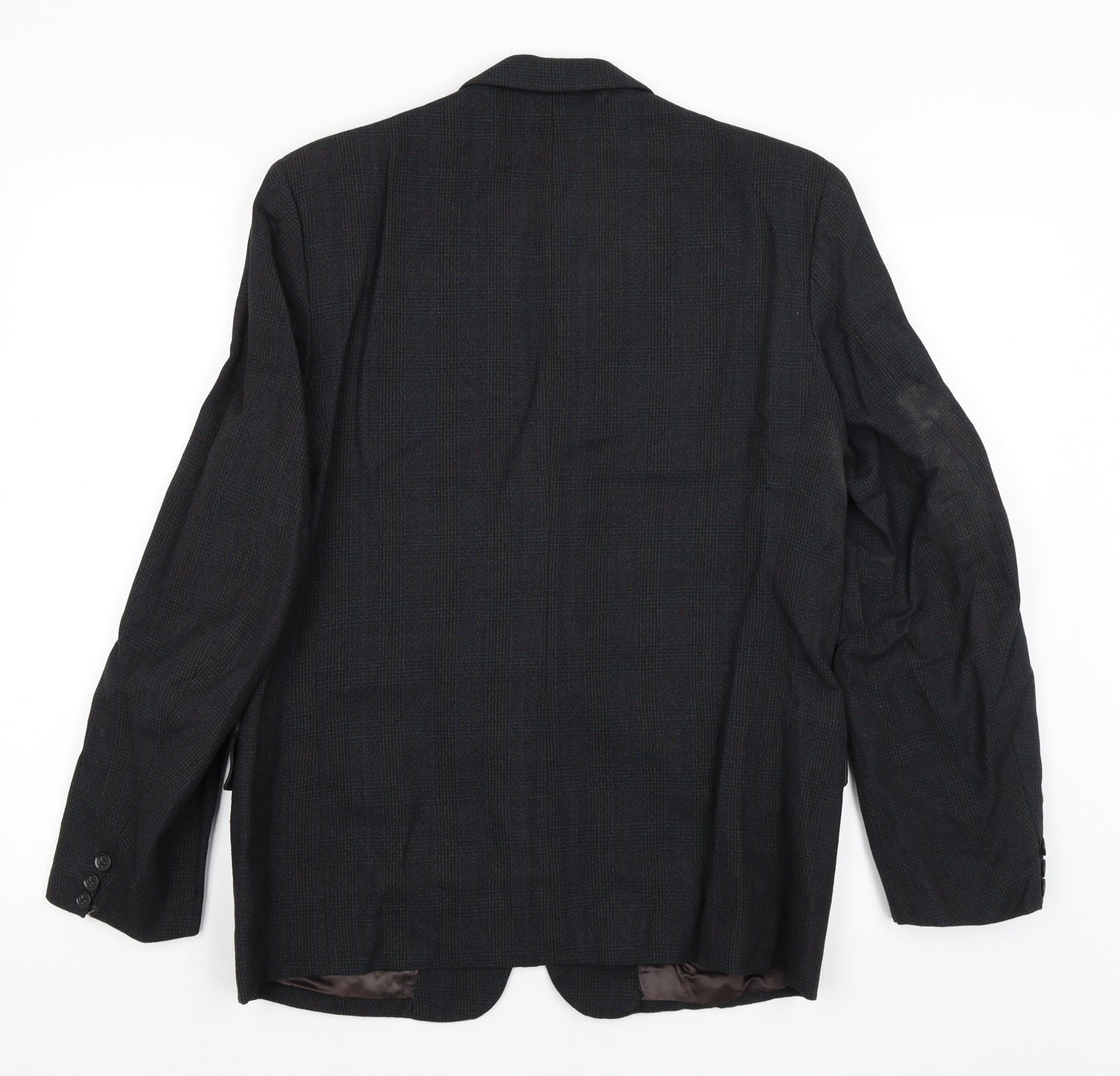Preworn Mens Blue Plaid  Jacket Blazer Size M