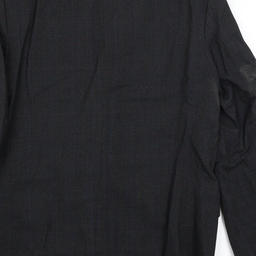 Preworn Mens Blue Plaid  Jacket Blazer Size M