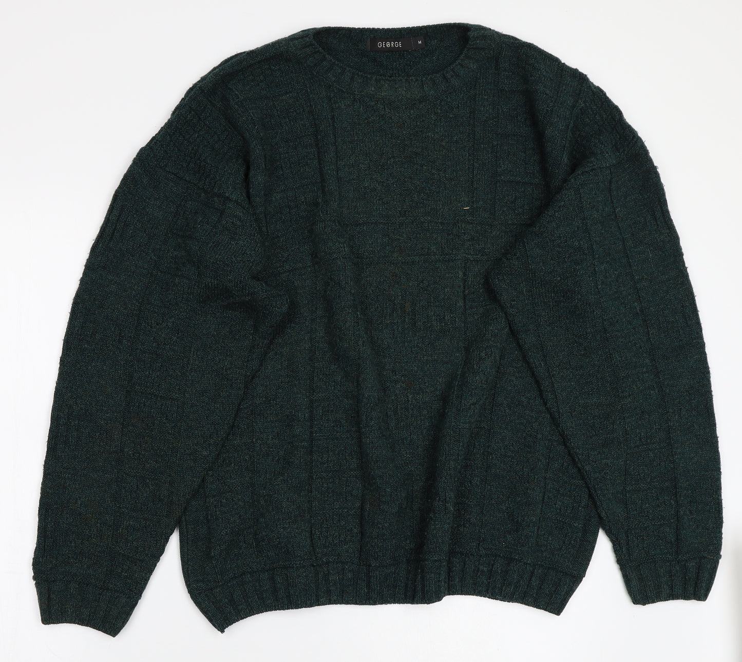George Mens Green   Pullover Jumper Size M
